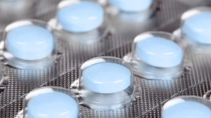 blue pills in a blister pack blue pills in a blister pack